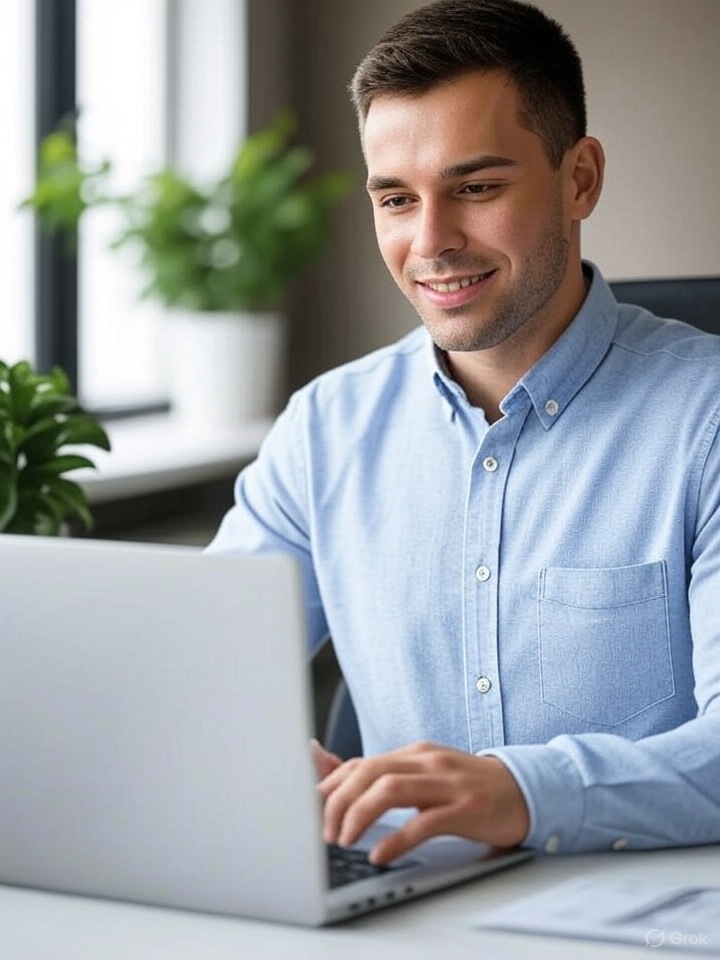 Asesor digital preparando una reclamación para recuperar dinero